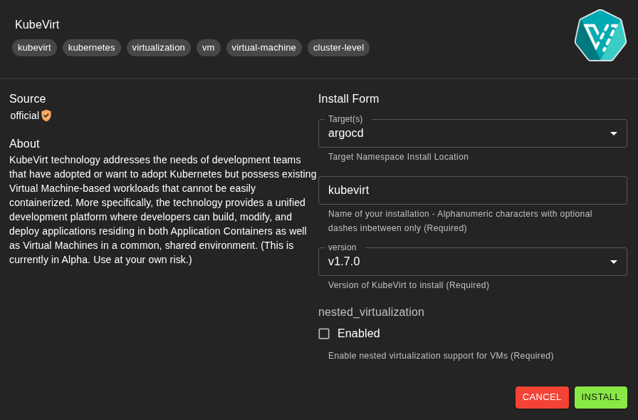 settings menu