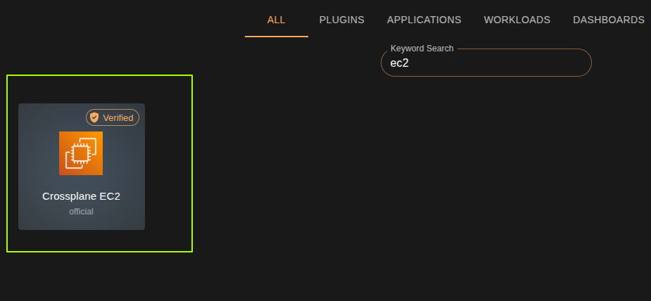 settings menu