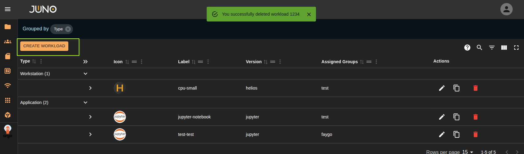 workload-creation