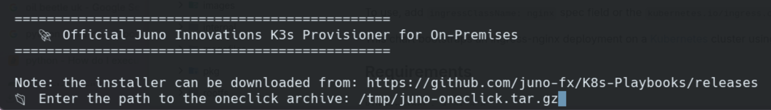 Installer path