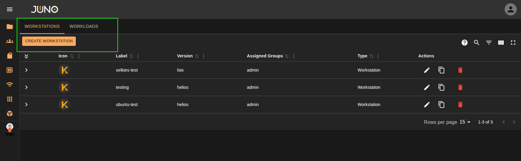 workstation-creation